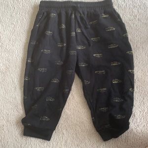 Black sweatpants, cotton